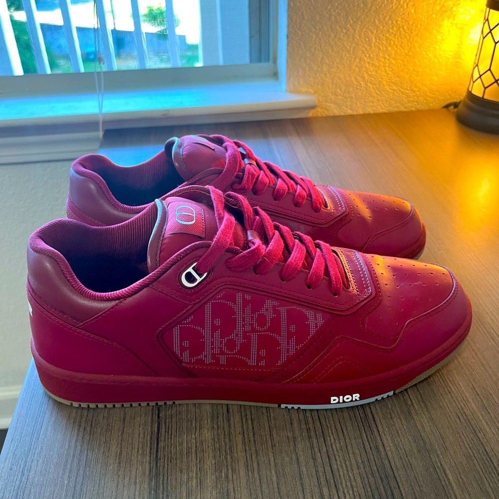 Oblique Galaxy Leather Low Top Sneakers